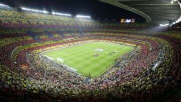 Imagen del Camp Nou en el Clásico liguero del año pasado.