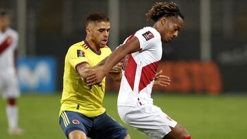 Los n&uacute;meros de Gustavo Cu&eacute;llar en su regreso a la Selecci&oacute;n Colombia ante Per&uacute;.