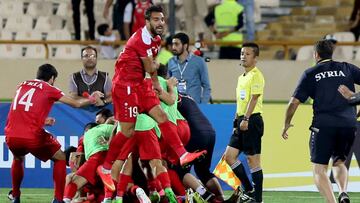 Ni la guerra civil para a Siria: 2-2 con Irán y jugará la repesca