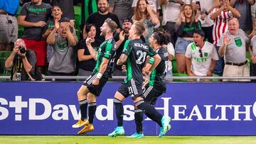 Jon Gallagher marca el primer gol de Austin FC en Q2 Stadium