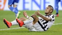 Vidal salió ovacionado y con molestias en triunfo de Juventus