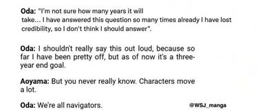 One Piece acabará en 3 años y Oda anticipa "la mayor batalla de la historia"