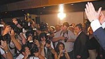 <b>FELICITACIONES.</b> Florentino hizo sus primeras declaraciones.