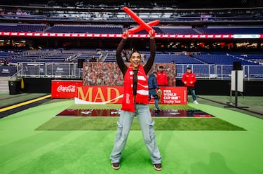 07/02/26 EVENTO FIFA WORLD CUP 26 TROPHY TOUR COCACOLA SANTIAGO BERNABEU