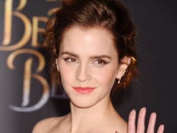 Emma Watson en la premiere mundial de La Bella y la Bestia