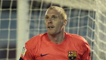 Mathieu en el Bar&ccedil;a.