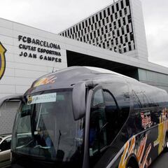 El Barça se plantea viajar a Eibar en autocar