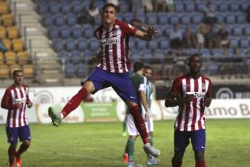 1-0. Giménez celebró el primer tanto.