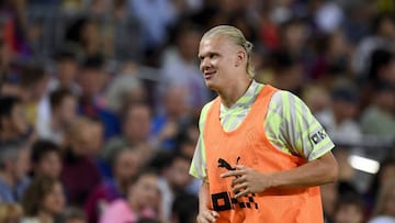 How does Borussia Dortmund feel about facing Erling Haaland in the UEFA Champions League?
