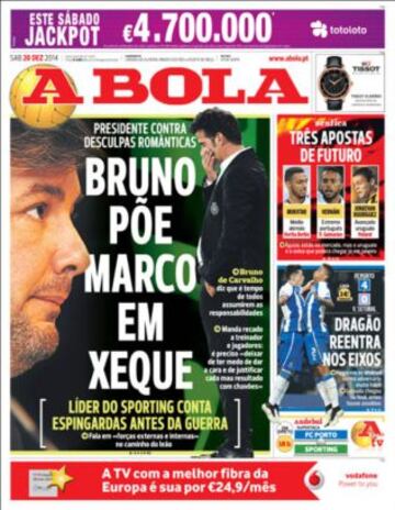 Portadas de la prensa deportiva