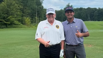 Trump elige a un español para jugar al golf en Washington