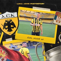 Luka Jovic, nuevo compañero de Orbelín Pineda en el AEK Atenas