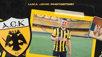 Luka Jovic, nuevo compañero de Orbelín Pineda en el AEK Atenas