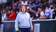 Milagros Martinez head coach of Tigres  during the 6th round match between Cruz Azul and Tigres UANL as part of the Torneo Clausura 2024 Liga MX Femenil at Instalaciones de La Noria Stadium on February 01, 2024 in Mexico City, Mexico.