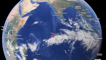 La base estadounidense de Chagos se encuentra en un punto estratégico perfecto que domina todo el océano Índico.