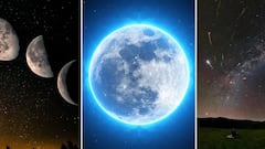 Calendario lunar agosto 2023: fases, Super Luna del Esturión, Luna Azul y lluvia de estrellas Perseidas