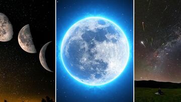 Calendario lunar agosto 2023: fases, Super Luna del Esturión, Luna Azul y lluvia de estrellas Perseidas