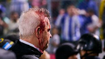 Javier Aguirre head coach of Mexico  during the Quarterfinals first leg match between Honduras and Mexican National Team (Mexico) as part of the Concacaf Nations League 2024-2025 at Francisco Morazan Stadium on November 15, 2024 in San Pedro Sula, Honduras.