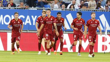 18/10/25 FÚTBOL SEGUNDA DIVISION REAL ZARAGOZA - CULTURAL LEONESA gol 0-1