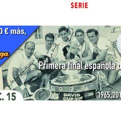 La ONCE conmemora la primera final de Copa Davis de España
