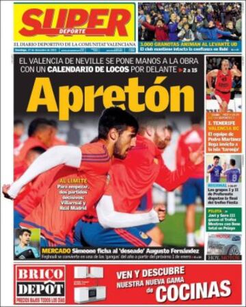 Portadas de la prensa mundial