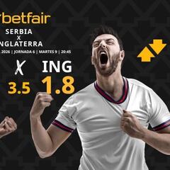 Serbia vs. Inglaterra: horario, dónde ver, pronósticos y clasificación