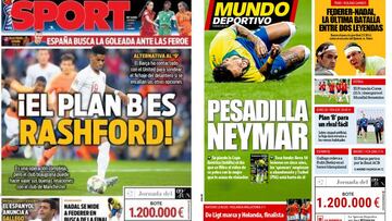 Portadas de los diarios Sport y Mundo Deportivo del día 7 de junio de 2019.
