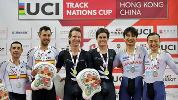 Picture by Alex Whitehead/SWpix.com - 17/03/2024 - Cycling - Tissot UCI Track Nations Cup - Round 2: Hong Kong - Hong Kong Velodrome, Tseung Kwan O, Hong Kong SAR, China -