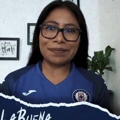 Yalitza Aparicio apoya a Cruz Azul rumbo al título: "Esta es la buena"