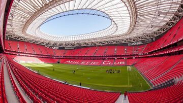 La Vuelta circular¨¢ por el interior del estadio San Mam¨¦s