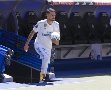 Las mejores imágenes de la presentación de Dani Ceballos