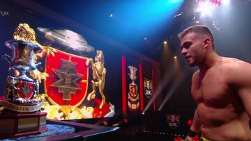 A-Kid mira a la Heritage Cup de NXT UK.