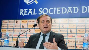 Aperribay, presidente de la Real Sociedad. 