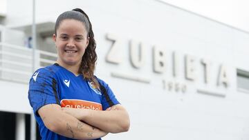 06/05/22 ENTREVISTA REAL SOCIEDAD FEMENINO FUTBOL FEMENINO 
 NEREA EIZAGIRRE capitana de la Real Sociedad femenina