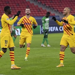 El Barcelona, el único equipo 'pleno' en la Champions