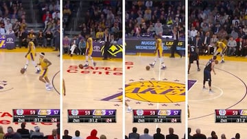 ¿Prepotencia o estrategia? Vean la jugada de LeBron James y el resultado final de su acción