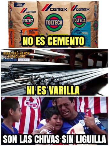 Los 45 mejores memes de la derrota de Chivas frente a Tigres