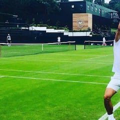 Nadal ya entrena en Wimbledon con Francis Roig como técnico