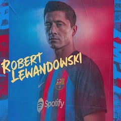 El Barça hace oficial el fichaje de Lewandowski: cuesta 45+5 y tendrá una cláusula de 500M€