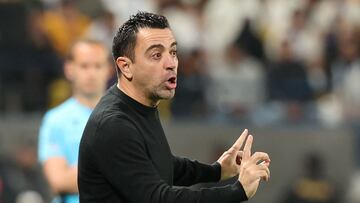 Xavi, entrenador del Barça.