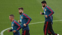 La Selección continúa su puesta a punto sin los jugadores del Madrid