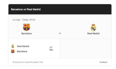Cómo ver el clásico FC Barcelona Real Madrid online en el móvil