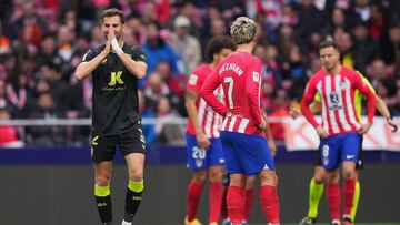 Atlético de Madrid 2-1 Almería |Disparo de Pozo que rozó en el propio Baptistao, obligando a una estirada tremenda de Oblak. Sin embargo, en el rechace apareció libre de marca el brasileño, que marcó a placer el tanto del 2-1.