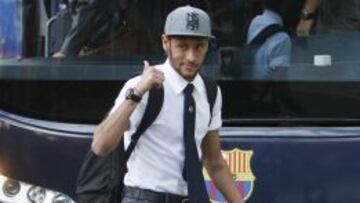 Neymar disputó en Mestalla su segunda final como jugador del Barcelona.