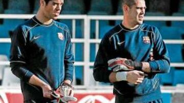 Víctor Vladés y el juvenil Rubén