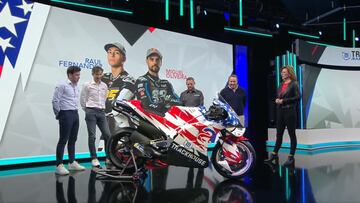 Presentación del nuevo equipo Trackhouse Racing de MotoGP.