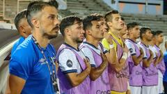 Rubén de la Barrera, en su debut como seleccionador de El Salvador.