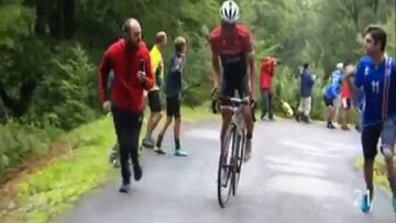 El día anterior Contador rompió a Froome con un ataque de leyenda en Los Machucos