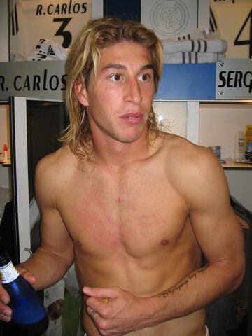 Así ha cambiado el look de Sergio Ramos en el Real Madrid