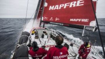 El Mapfre, en acción.